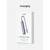 Ugreen CM418 10919 hub USB-C 5 en 1, HDMI 4K 30 Hz, Ethernet, USB 3.0, Power Delivery, aluminio, gris