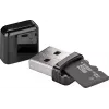Lector de tarjetas GOOBAY USB-A 2.0 para MicroSD, 480 Mbit/s, negro