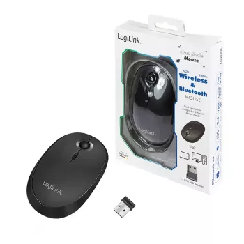 Ratón LogiLink ID0204 RF Wireless + Bluetooth