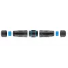 Goobay CAT 6A Acoplador de cable de conexión RJ45 para exterior IP68 Negro