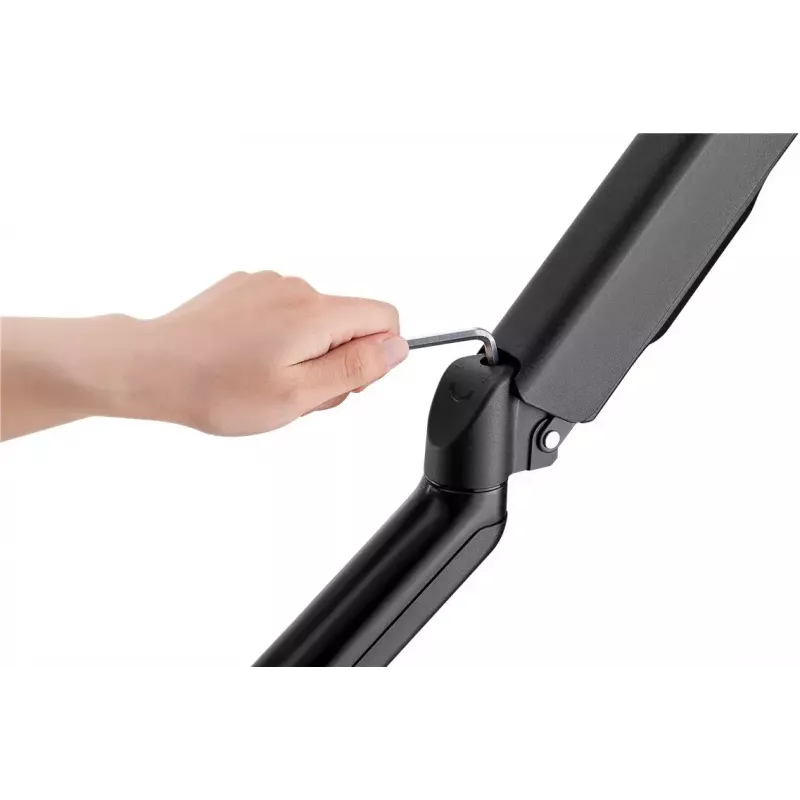Soporte para monitor Goobay 81,3 cm Negro Mesa Ajuste de altura