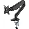 Soporte para monitor Goobay 81,3 cm Negro Mesa Ajuste de altura