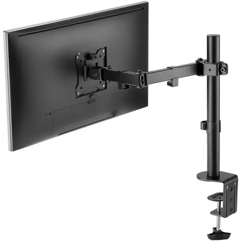 Soporte para monitor Goobay con base 81,3 cm 32 pulgadas Negro Ajustable