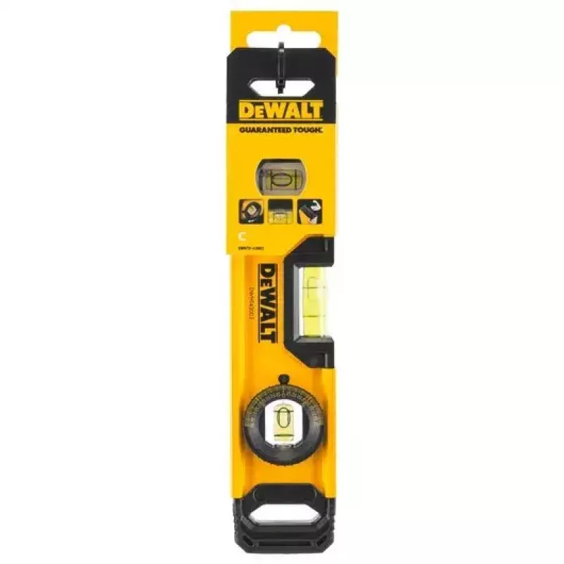 Nivel de torpedo DeWALT DWHT0-43003 0,25 m Negro Amarillo