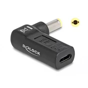 Punta de alimentación para portátil DeLOCK 60011 Adaptador USB-C a 5,5 x 2,5 mm 19V 3A