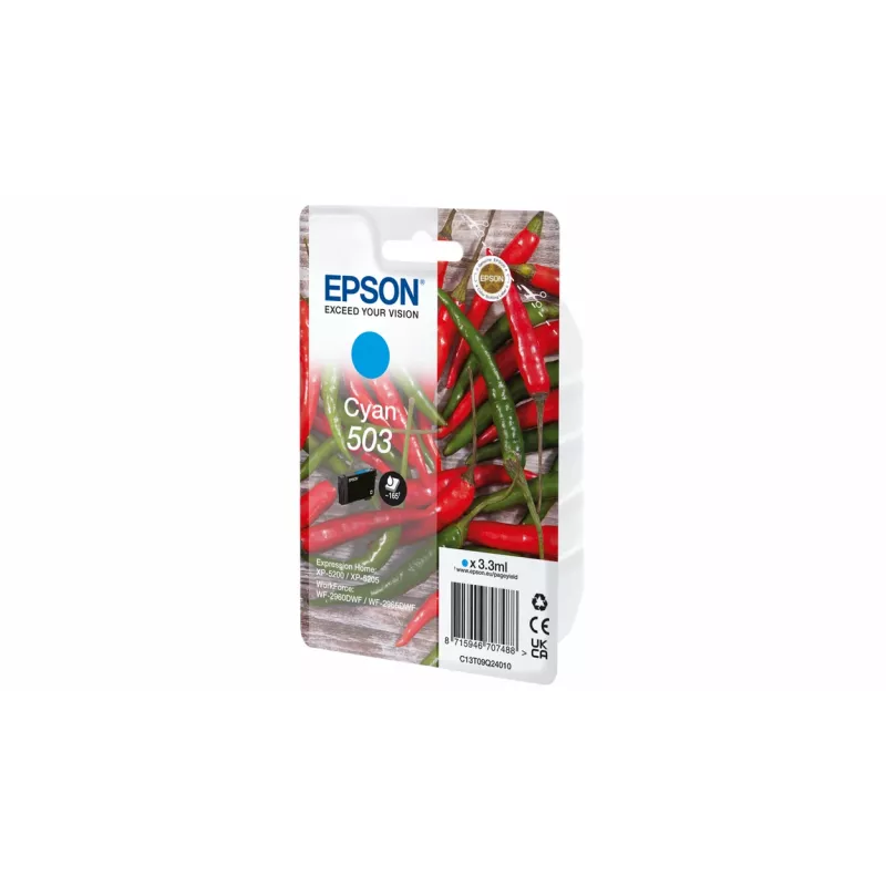 Epson 503 Cartucho de tinta 1 ud. Original Rendimiento estándar Azul