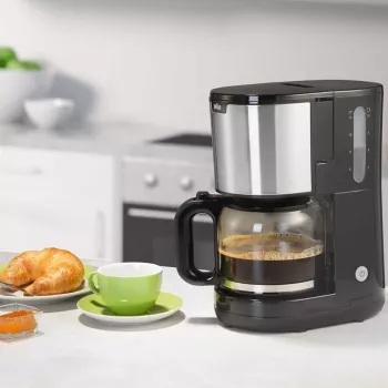 Braun PurShine KF 1500 BK Cafetera de goteo, negro/acero inoxidable