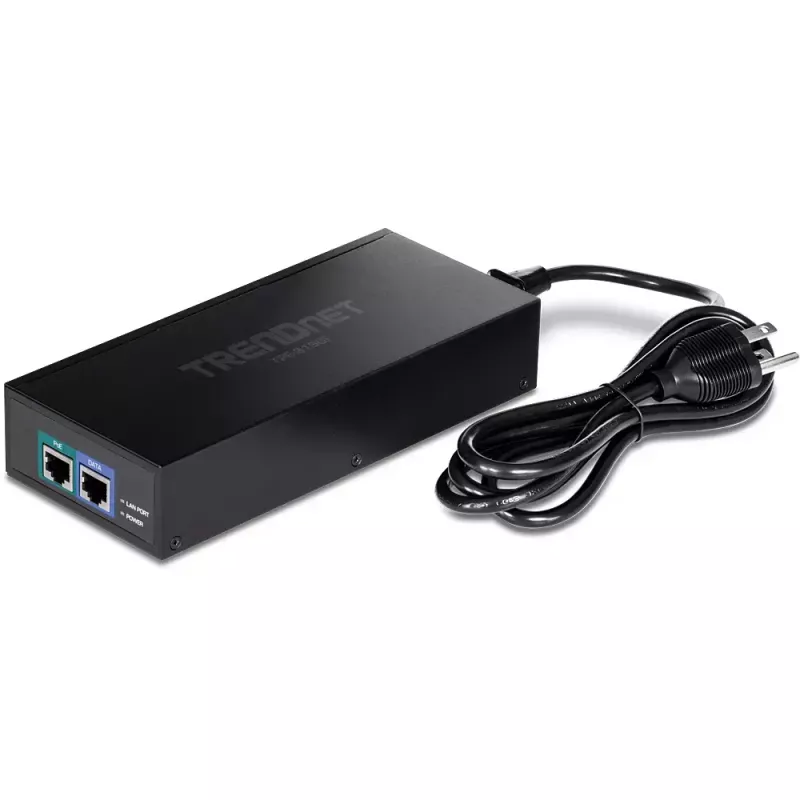 Trendnet TPE-319GI Inyector PoE++ 10G 10 Gigabit Ethernet Negro