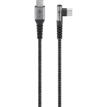 Cable USB Goobay USB 2.0 2m USB-C negro/gris