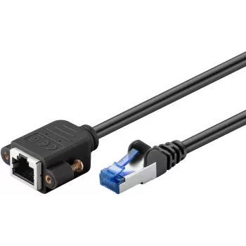 Cable de red Goobay 65645 RJ-45 Cat6a 5 m negro