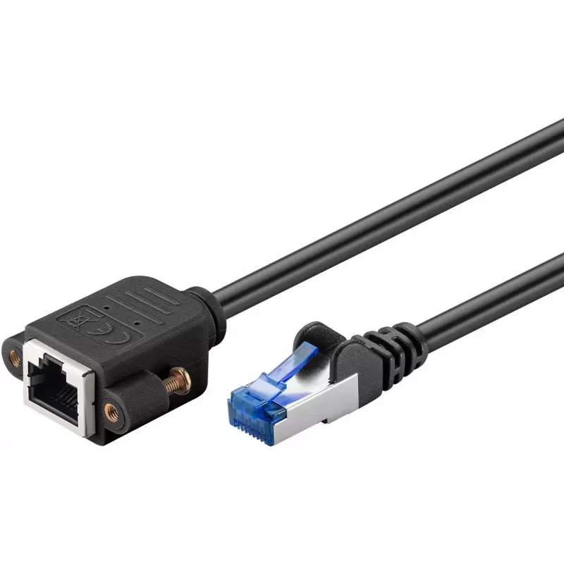 Cable de red Goobay 65645 RJ-45 Cat6a 5 m negro