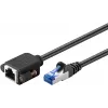 Cable de red Goobay 65641 RJ-45 Cat6a 0,5 m negro