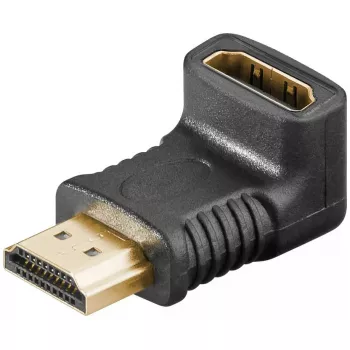 Adaptador de cable de vídeo Goobay 65749 HDMI Type-A estándar negro conector hembra