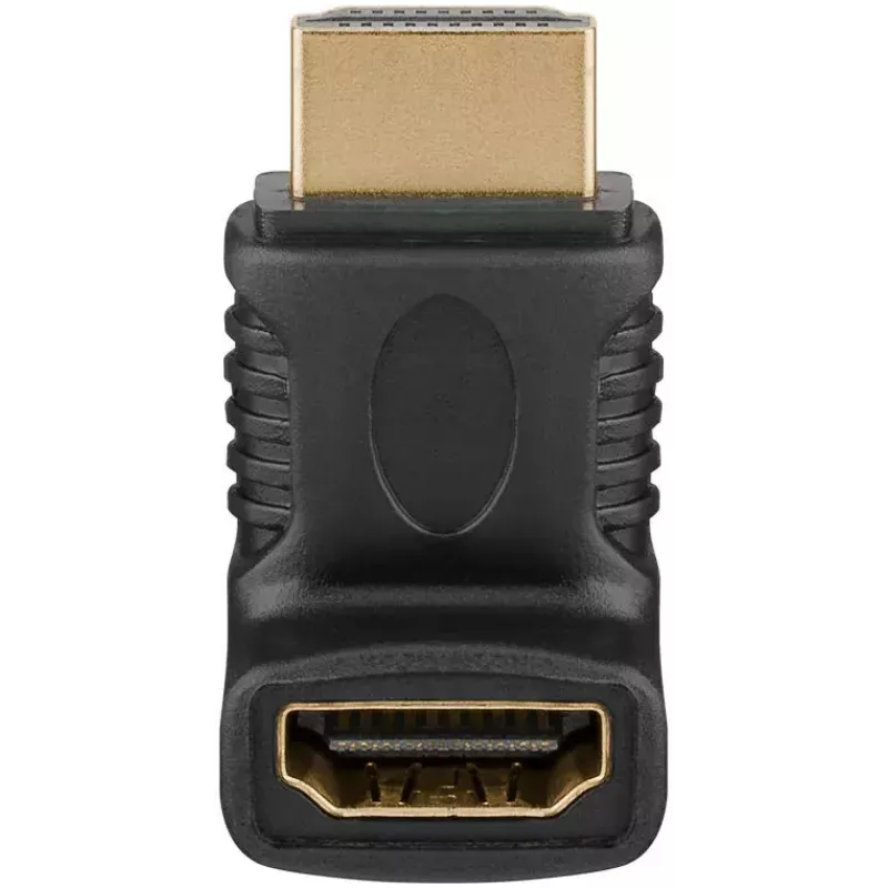 Adaptador de cable de vídeo HDMI Goobay 65744 negro conector hembra alta calidad