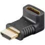 Adaptador de cable de vídeo HDMI Goobay 65744 negro conector hembra alta calidad