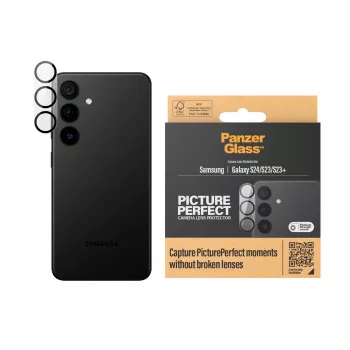 Protector de objetivo de cámara PanzerGlass Samsung Galaxy S24 S23 S23 Plus resistente a arañazos e impactos
