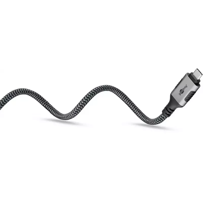 Adaptador Goobay USB-C a RJ-45 10m negro plata
