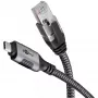 Adaptador Goobay USB-C a RJ-45 10m negro plata