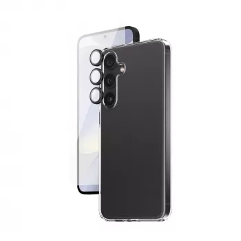 PanzerGlass SAFE. by ® pack 3 en 1 Samsung Galaxy S24+ resistente a arañazos e impactos
