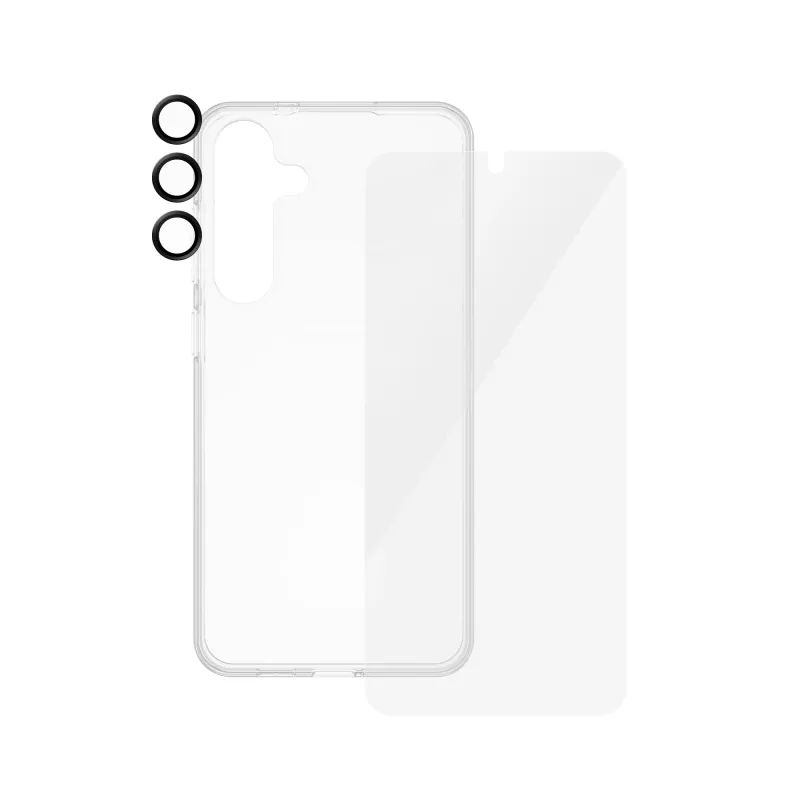 PanzerGlass SAFE. by ® pack 3 en 1 Samsung Galaxy S24+ resistente a arañazos e impactos