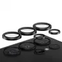 PanzerGlass ® Hoops® cristal protector de objetivo de cámara negro Samsung Galaxy S24 Ultra