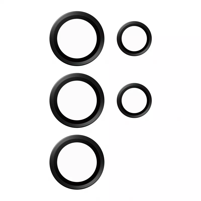 PanzerGlass ® Hoops® cristal protector de objetivo de cámara negro Samsung Galaxy S24 Ultra