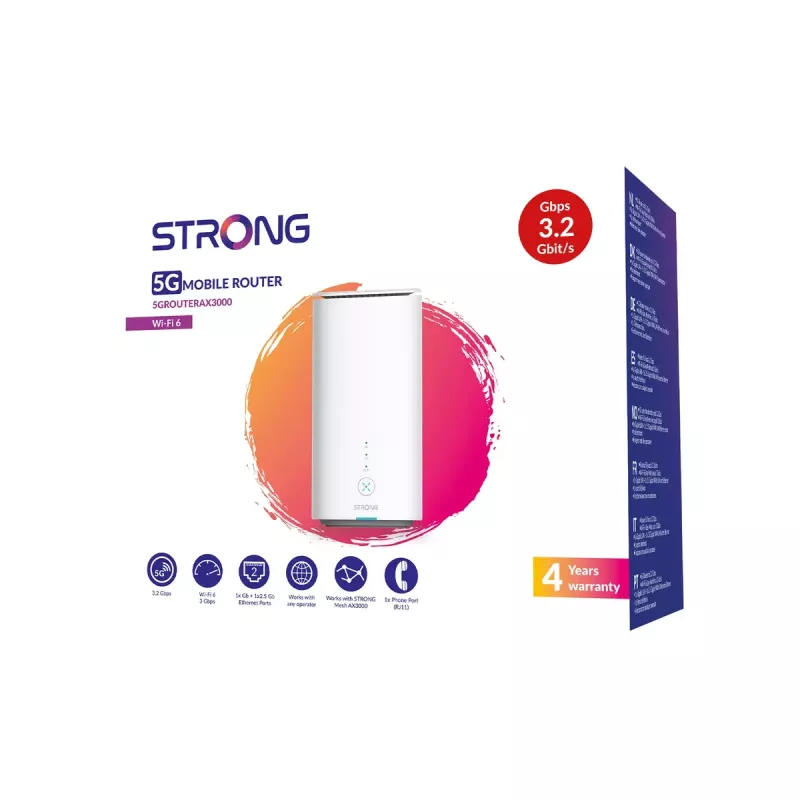 Router móvil Strong 5G Router AX3000 Wi-Fi 5