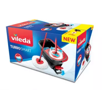 Sistema de fregado Vileda Turbo Smart depósito único negro rojo 166140