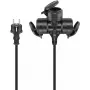Alargador de corriente Goobay 65437 5m 3 tomas AC para exteriores negro