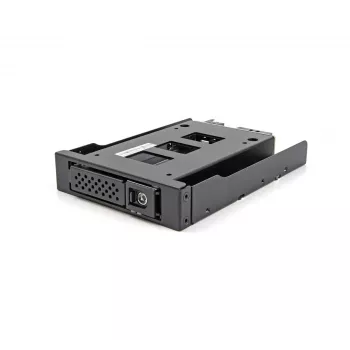 Marco de montaje DeLOCK 3,5 pulgadas marco metálico para bahía slim Mobile Rack negro