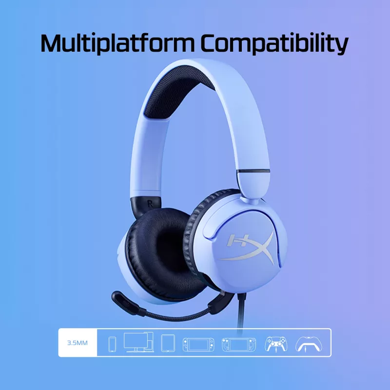 HyperX Cloud Mini - auriculares gaming (lavanda)