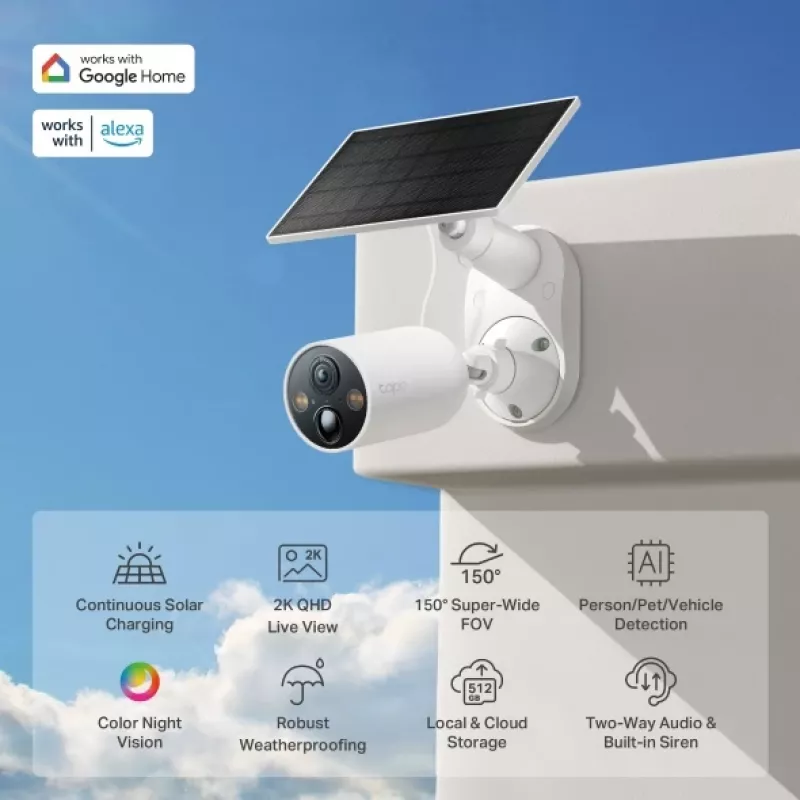 Cámara de vigilancia IP TP-Link Tapo C425 KIT inalámbrica para exteriores