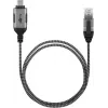 Goobay Cable Ethernet USB-C 3.1 a RJ45 Slim, 2 m, negro (74403)