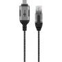 Goobay Cable Ethernet USB-C 3.1 a RJ45 Slim, 2 m, negro (74403)