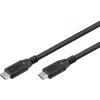 Cable USB Goobay 74728 USB 3.2 Gen 1 2 m USB-C negro