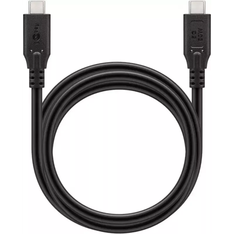 Cable USB Goobay 74728 USB 3.2 Gen 1 2 m USB-C negro