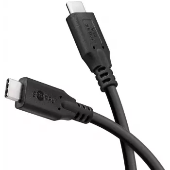 Cable USB Goobay 74204 USB 3.2 Gen 1 0,5 m USB-C negro