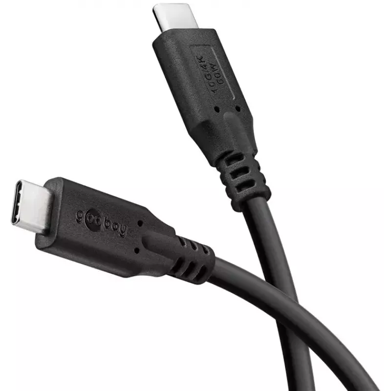 Cable USB Goobay 74204 USB 3.2 Gen 1 0,5 m USB-C negro