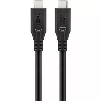 Cable USB Goobay 74184 USB4 Gen 2x2 1,5 m USB-C negro