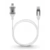 Goobay Cable Ethernet USB-C 3.1 a RJ45 Slim, 1,5 m, blanco (74386)