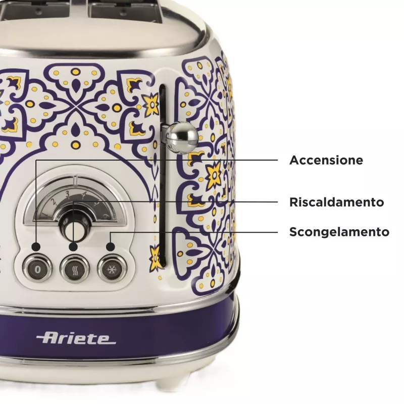 Ariete Capri 00C01550CAR0 tostadora, 2 rebanadas