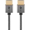 Cable HDMI Goobay 1 m Type-A conector macho a conector macho 18 Gbit/s gris