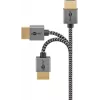 Cable HDMI Goobay 1 m Type-A conector macho a conector macho 18 Gbit/s gris