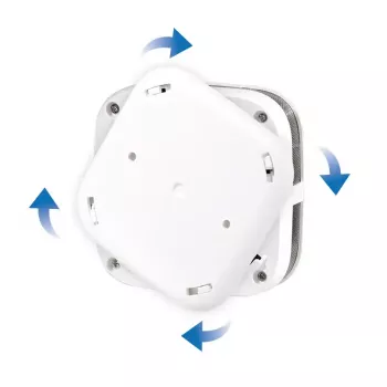 Detector de humo LOGILINK SC0018 — reflexión fotoeléctrica, inalámbrico, a pilas, pila de 10 años, 76×28,5 mm