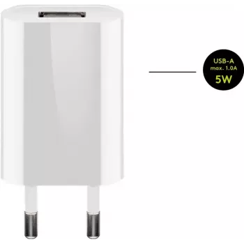 Set de cargador Goobay 5W Apple Lightning interior AC teléfono móvil
