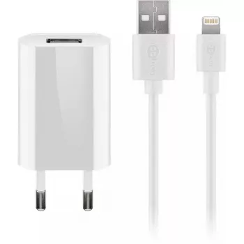 Set de cargador Goobay 5W Apple Lightning interior AC teléfono móvil