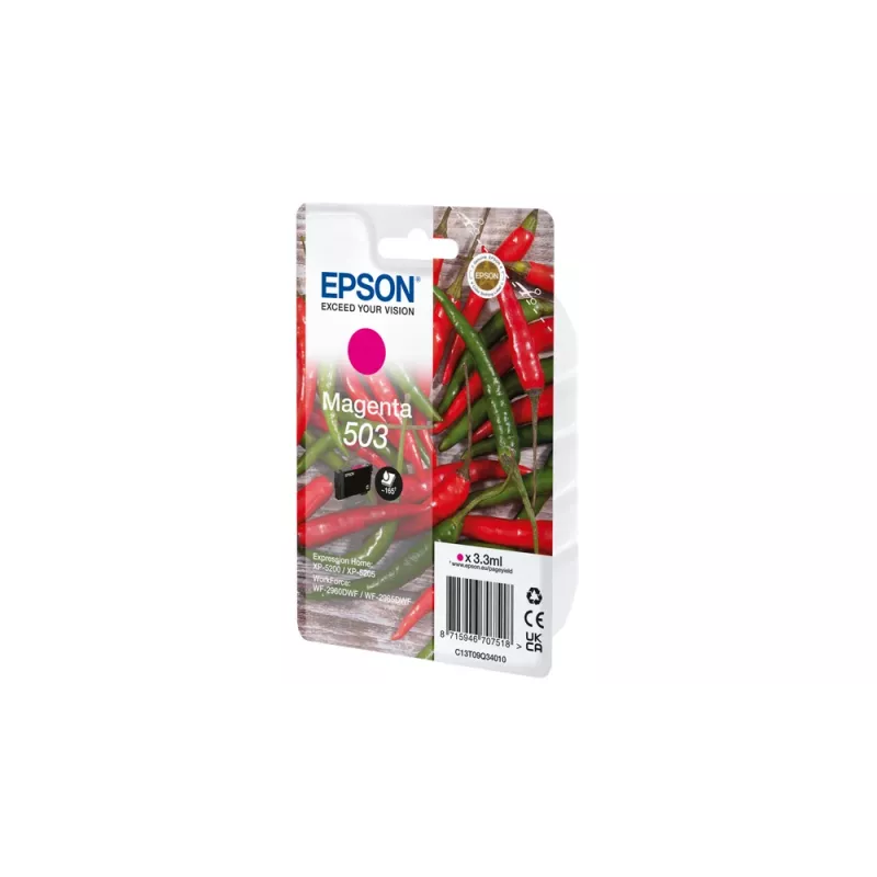 Epson 503 cartucho de tinta 1 ud. original rendimiento estándar magenta