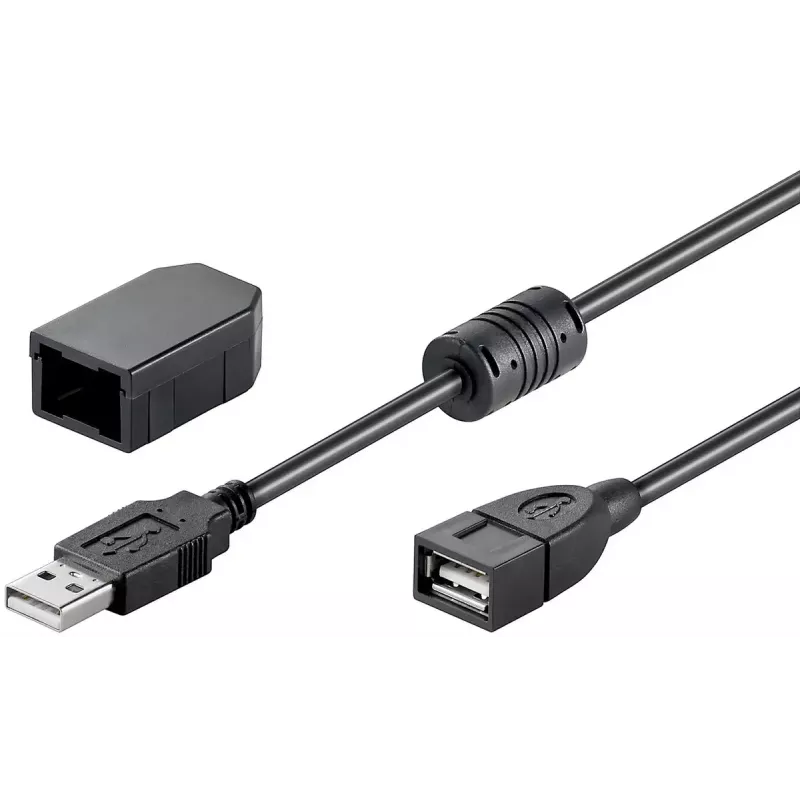 Cable USB Goobay 93284 USB 2.0 2 m USB A Negro