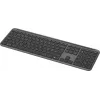 Logitech K950 Signature Teclado fino de oficina RF Wireless Bluetooth QWERTY Danés Finés Nórdico Sueco Grafito