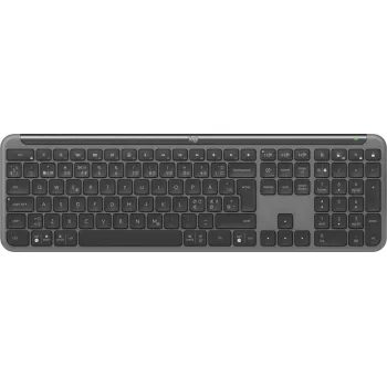 Logitech K950 Signature Teclado fino de oficina RF Wireless Bluetooth QWERTY Danés Finés Nórdico Sueco Grafito